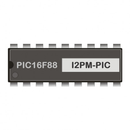 PIC16F88 programmed for I2C-RS232-Modem 1