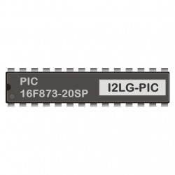 PIC 16F873-20SP programmed for LCD-Gateway