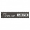 PIC 16F873-20SP programmiert für LCD-Anzeige