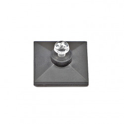 Self-adhesive base with thread and Plastic screw M3 x 6 mm 