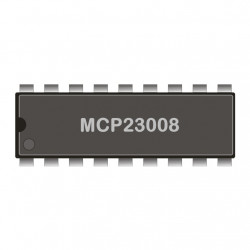 I2C-Expander MCP23008 DIL