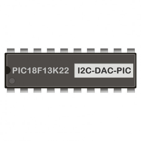 PIC18F13K22 programmed for Analog-Output I2HAA